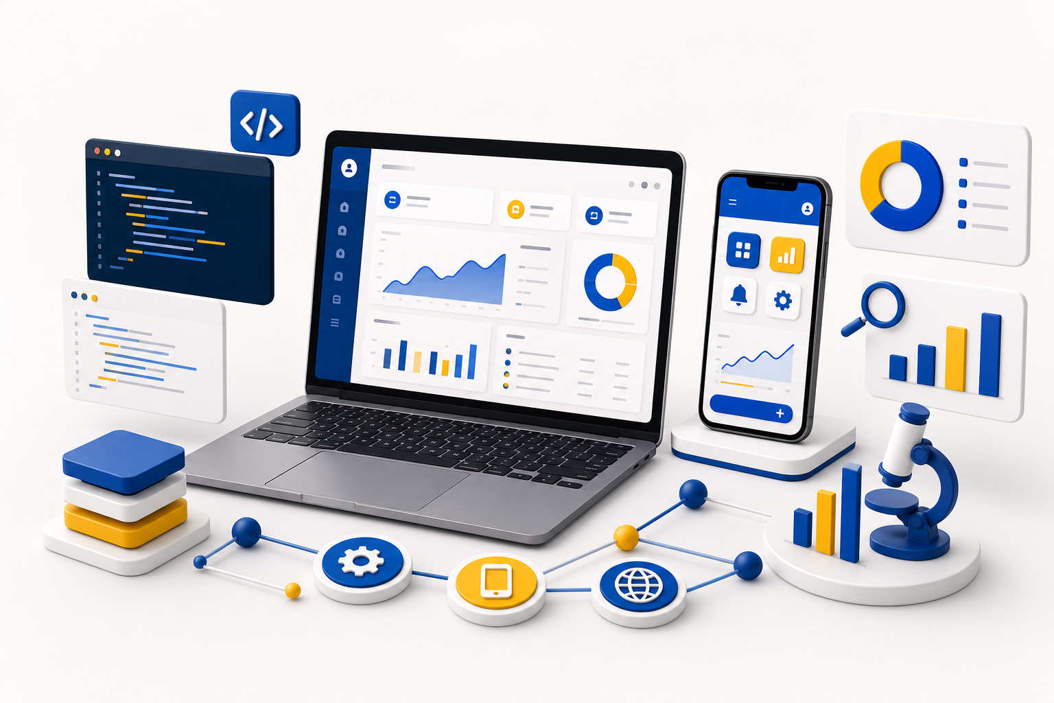 Digital product, software, and research capabilities