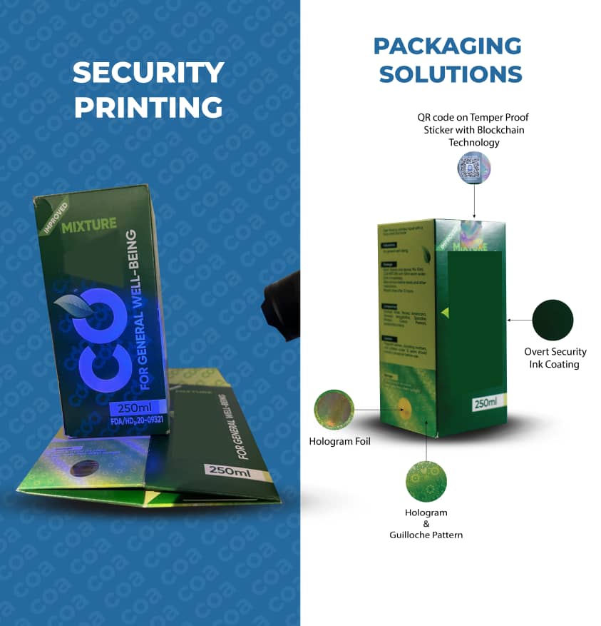 Active 8 secure printing and packaging work